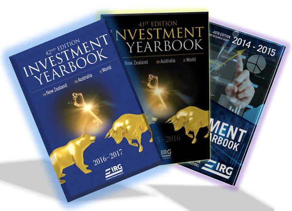 3x IRG Investment Yearbook (42nd, 41st and 40th) Combo – IRG Research Reports