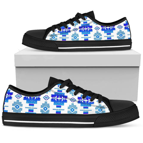 GB-NAT00720-11  Pattern Native American Low Top Canvas Shoe