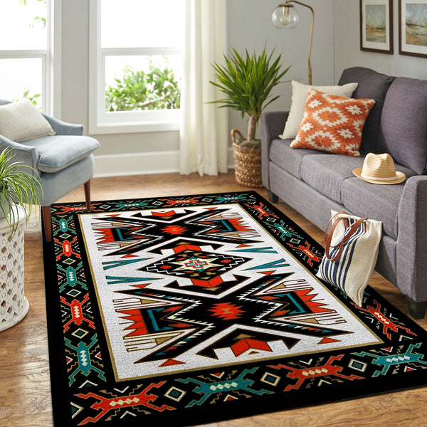 Tribal Color Native American Area Rug no link – Powwow Store