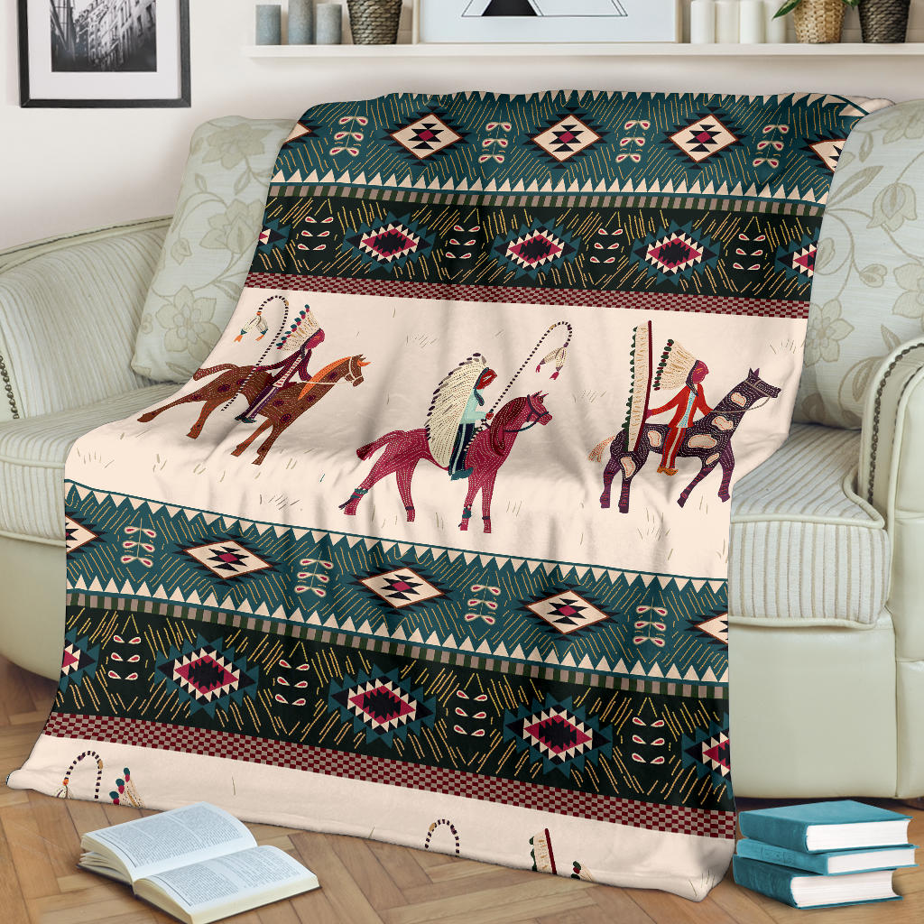 GB-NAT00284 Native American Chief Horse Blanket – Powwow Store