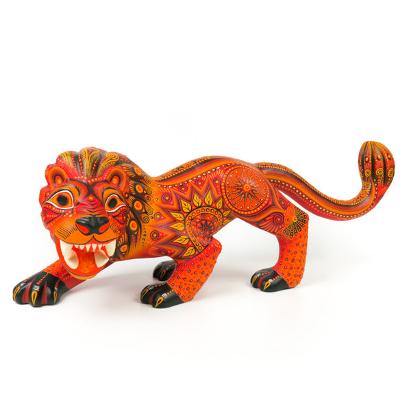 Lion Oaxacan Alebrije Wood Carvings For Sale - VivaMexico.com - Free ...