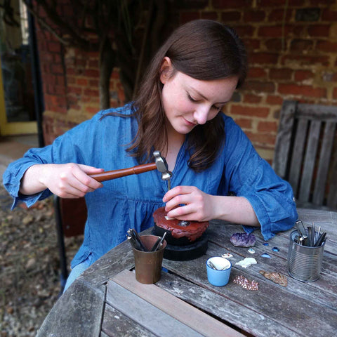 Silversmith Alice Fry chasing 