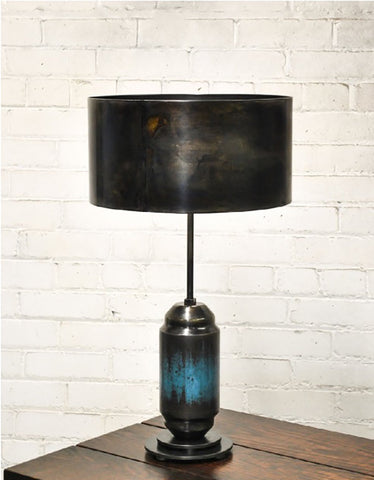 Blue Vassel Lamp