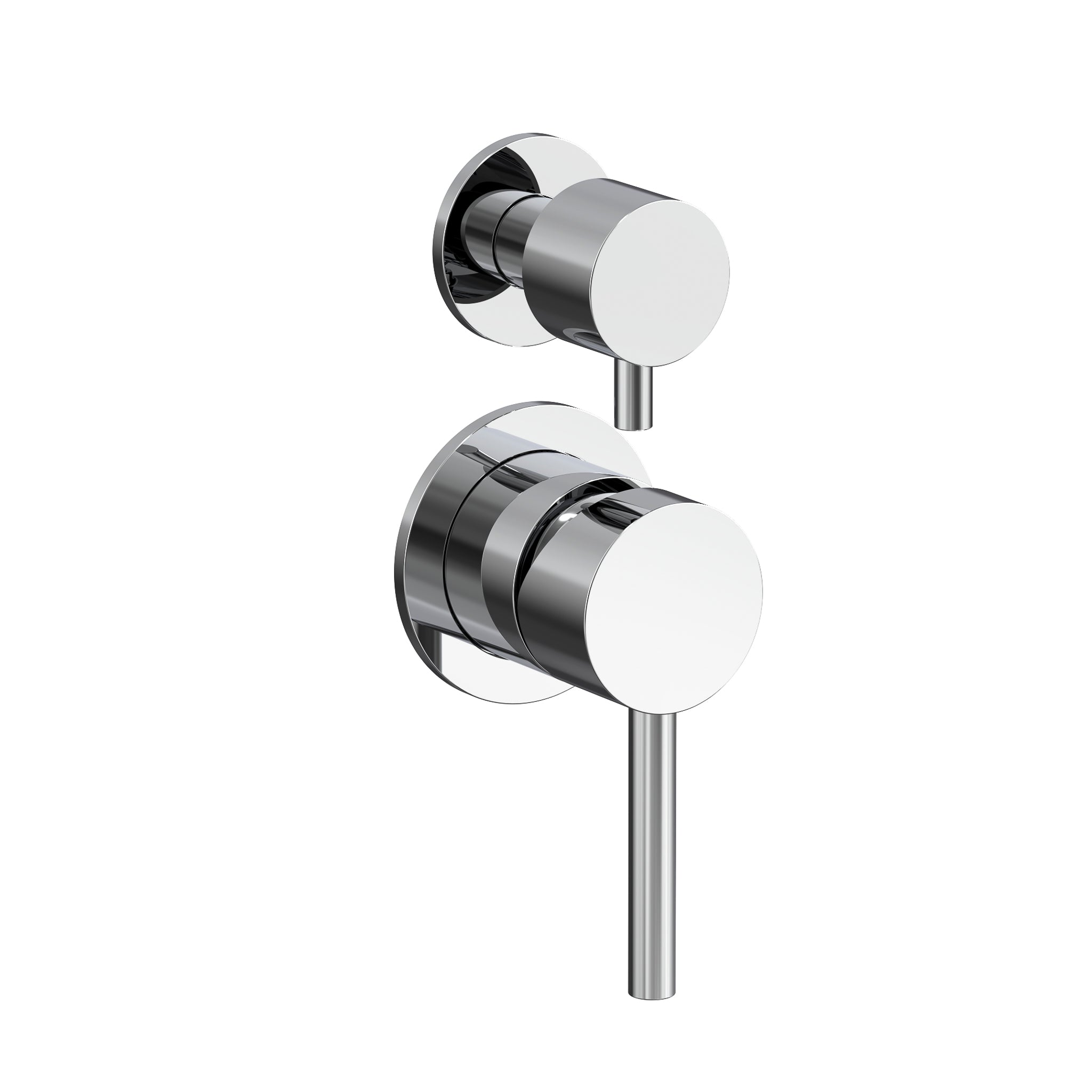Profile III Shower/ Bath Wall Mixer with Diverter, Polished Chrome