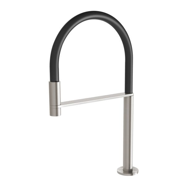 Phoenix Axia Hob Sink Outlet Flexible Hose | Brushed Nickel |