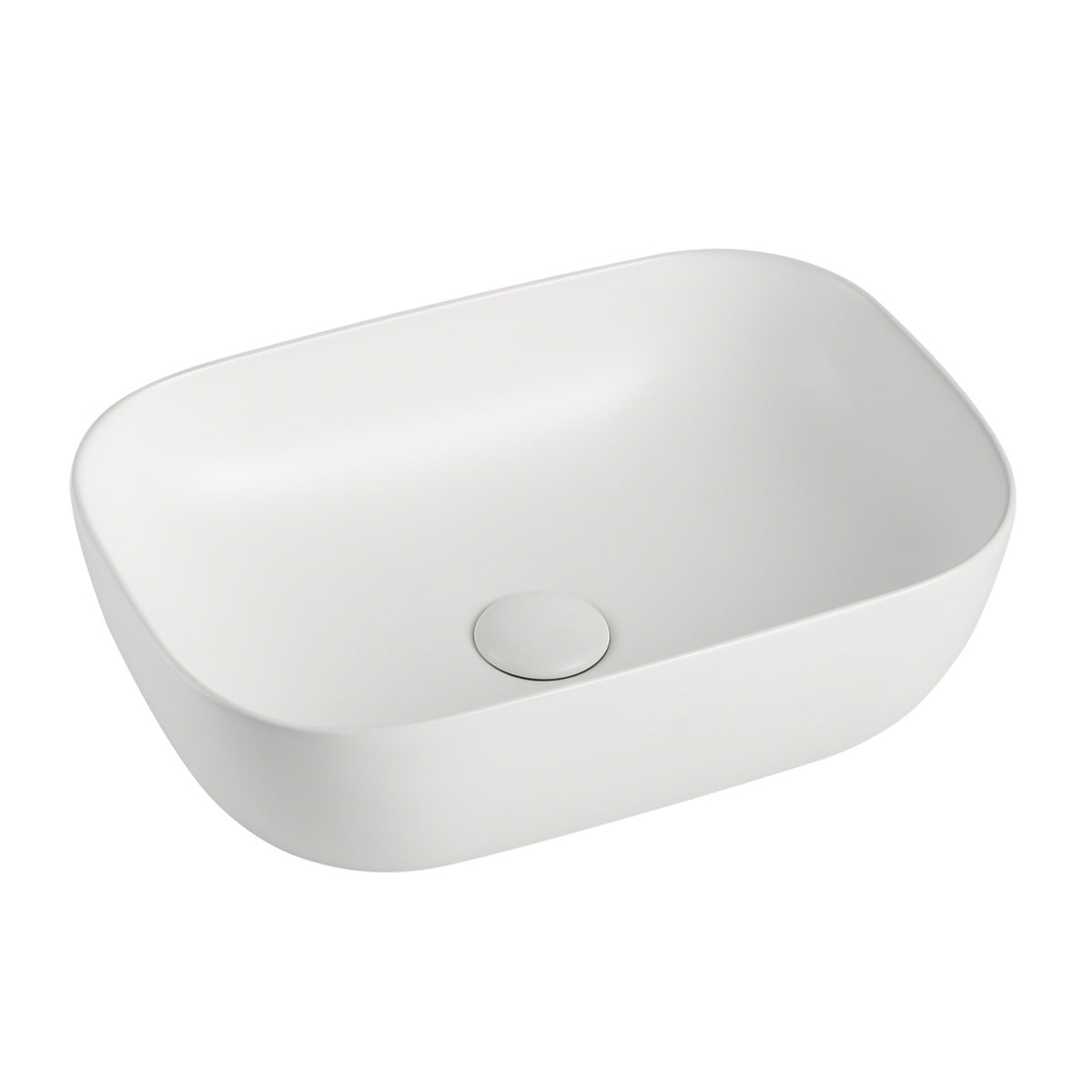 Julio 455mm x 325mm Above-Counter Basin, Matte White