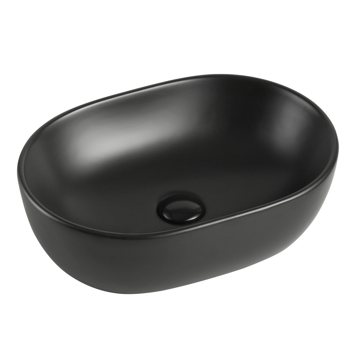 Capsula 480mm x 350mm Above-Counter Basin, Matte Black