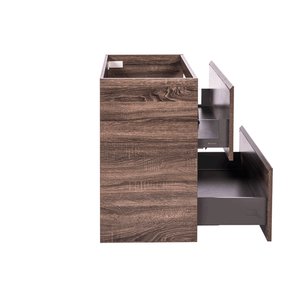 Alles Plus 900mm Floor Standing Vanity Cabinet | Legna Noir Woodgrain |