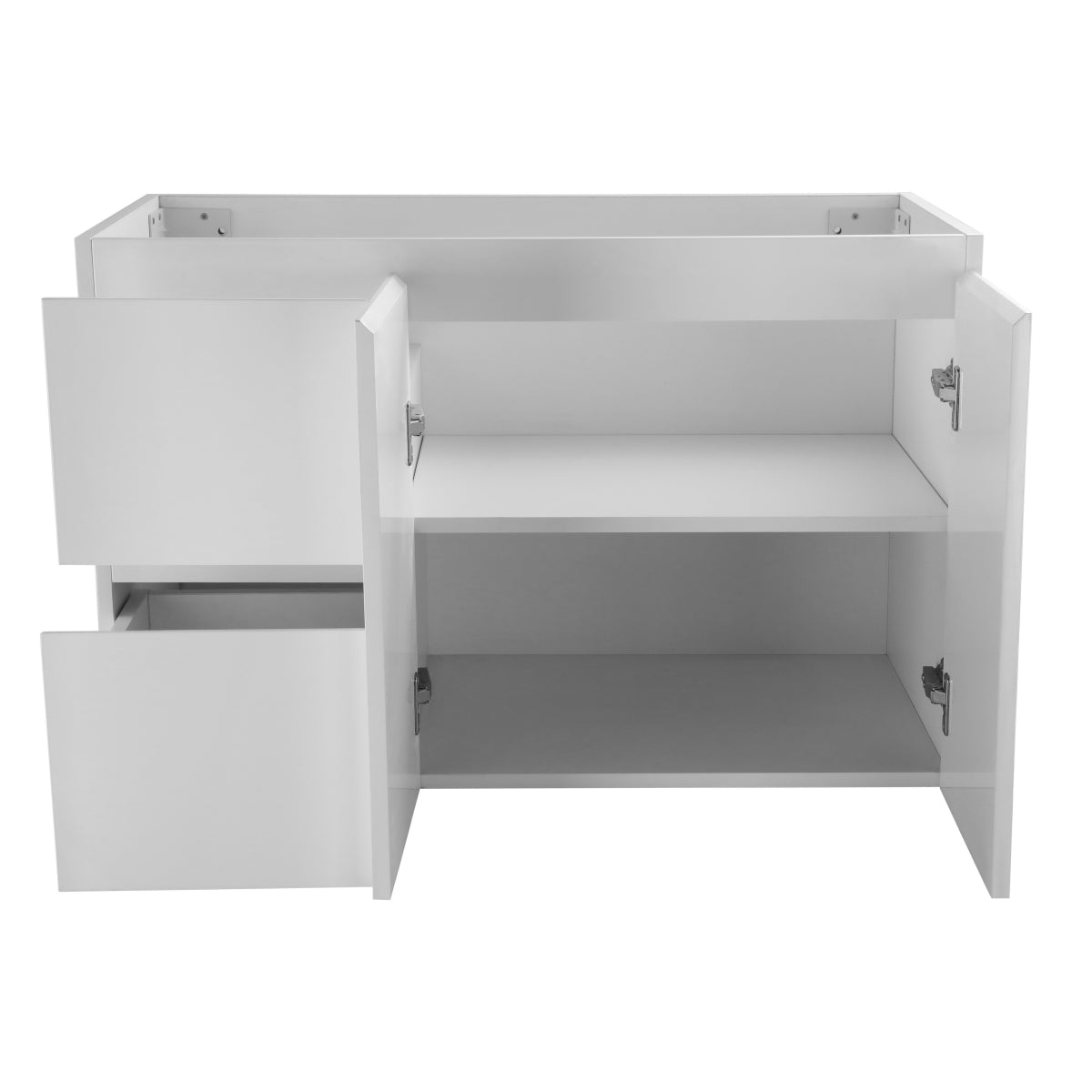 Avisé 900mm Wall Hung Vanity Cabinet with Drawers on the Left Side | Gloss White |