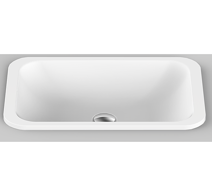 Glory 545mm x 355mm Inset & Under-counter Basin, Matte White