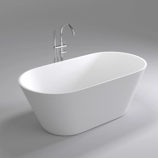 Brighton 1400mm Oval Freestanding Bath, Gloss White