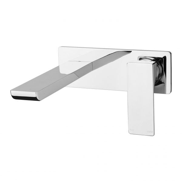 Phoenix Gloss Wall Basin/ Bath Mixer Set 180mm | Chrome |