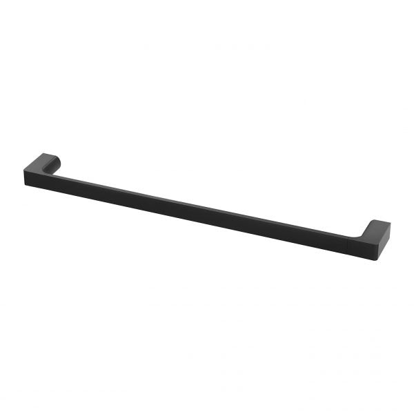 Phoenix Gloss Single Towel Rail 800mm | Matte Black |