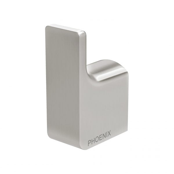 Phoenix Gloss Robe Hook | Brushed Nickel |