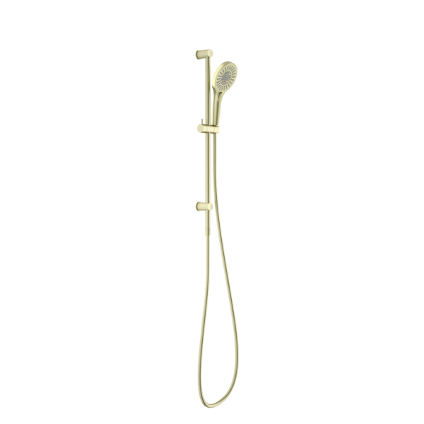 Nero Opal Rail Shower | Brushed Gold |