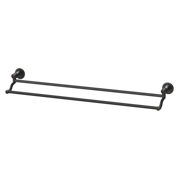 Phoenix Nostalgia Double Towel Rail 760mm | Antique Black |