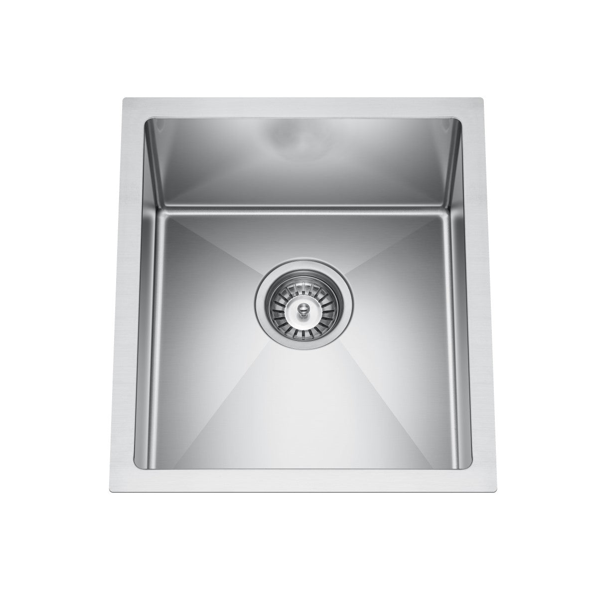 Retto 390mm x 450mm x 230mm Stainless Steel Sink | Brushed Nickel |