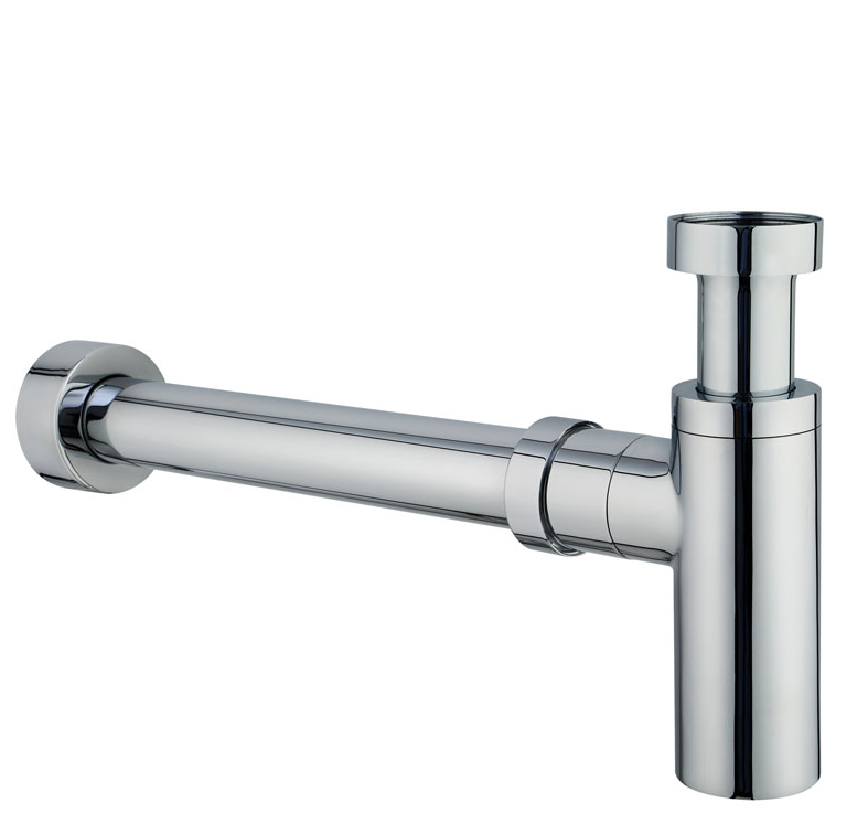 Bottle Trap for Wall Hung Basins - Chrome