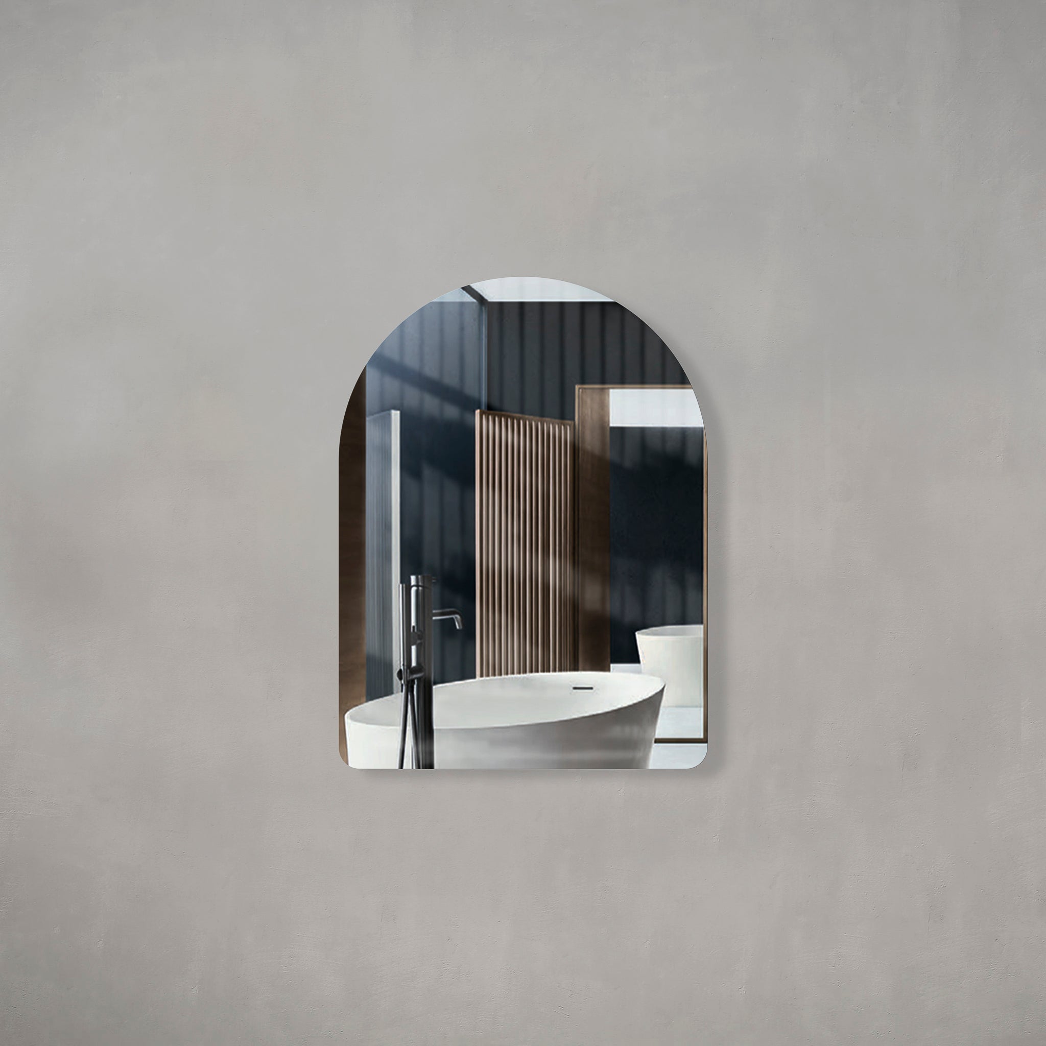 Arco Arch Frameless Mirror with Polished Edge | 11 sizes available, from 400mm to 1500mm |