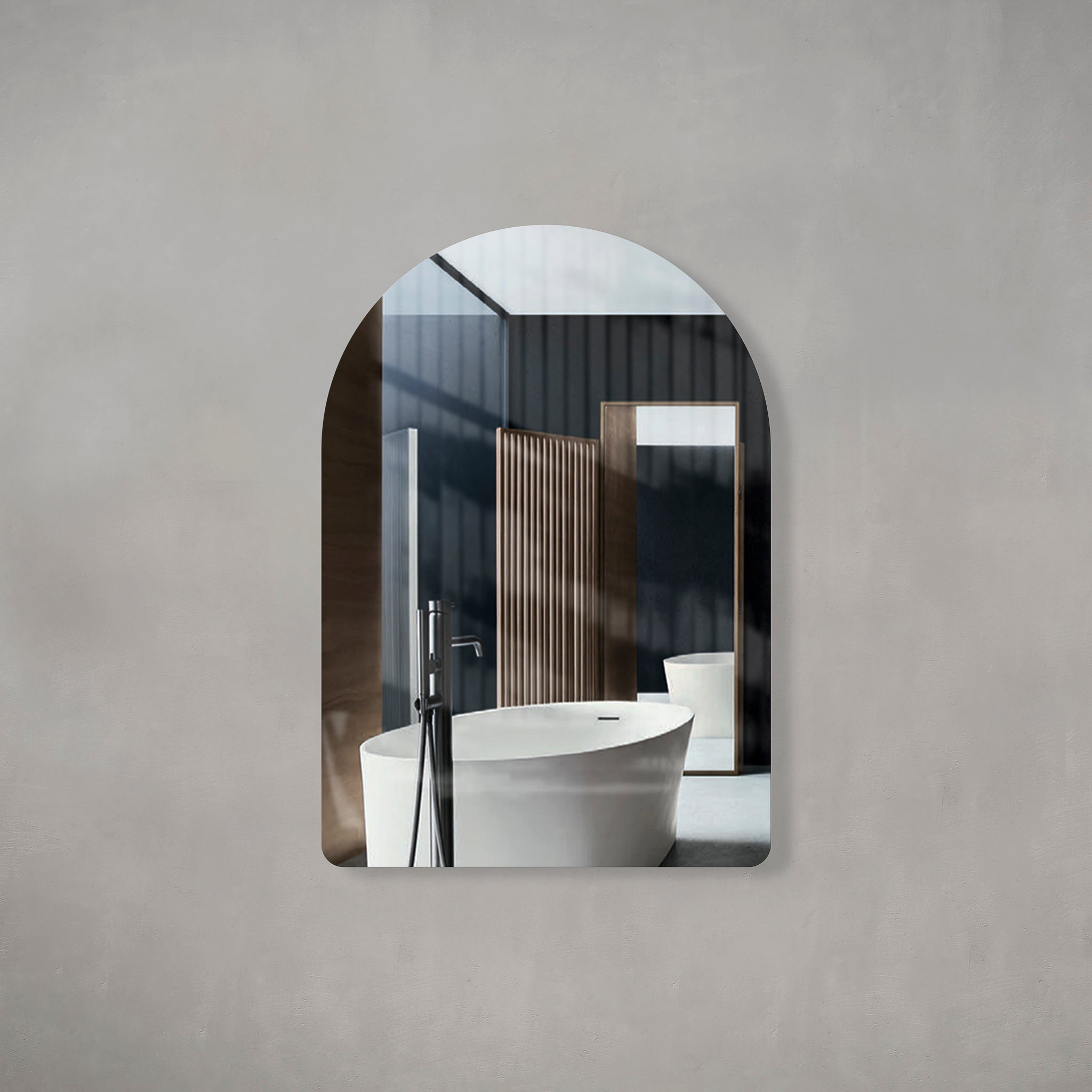 Arco Arch Frameless Mirror with Polished Edge | 11 sizes available, from 400mm to 1500mm |