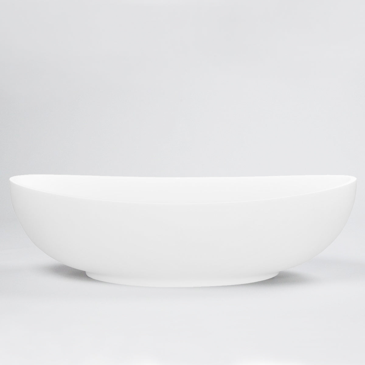 Whitehaven 600mm x 380mm Artificial Stone Above-Counter Basin, Matte White