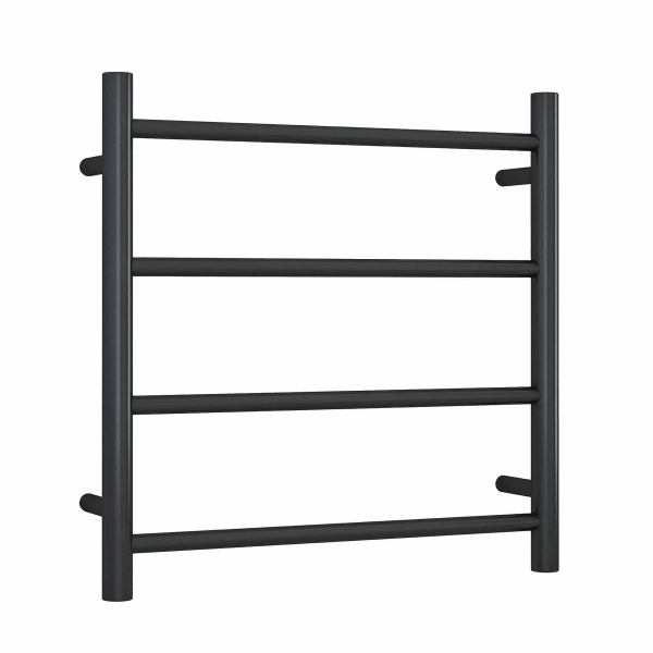 Thermogroup 4 Bar Thermorail Round Heated Towel Ladder 550mm | Matte Black |