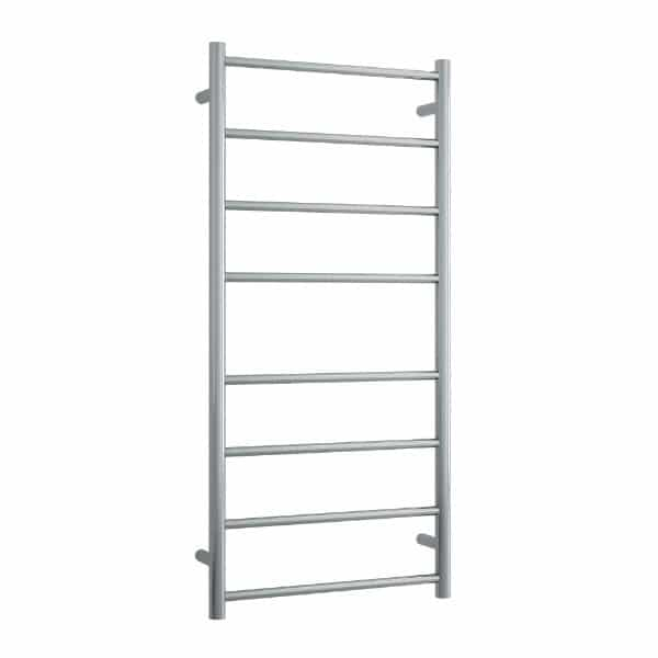 Thermogroup 8 Bar Thermorail Round Heated Towel Ladder 530mm | Brushed Stainless |