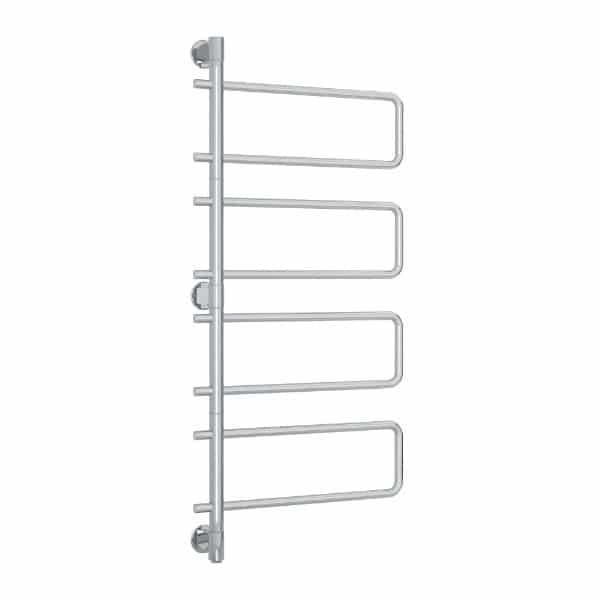 Thermogroup Thermorail Round Swivel Heated Towel Rail 570mm | Polished Stainless |