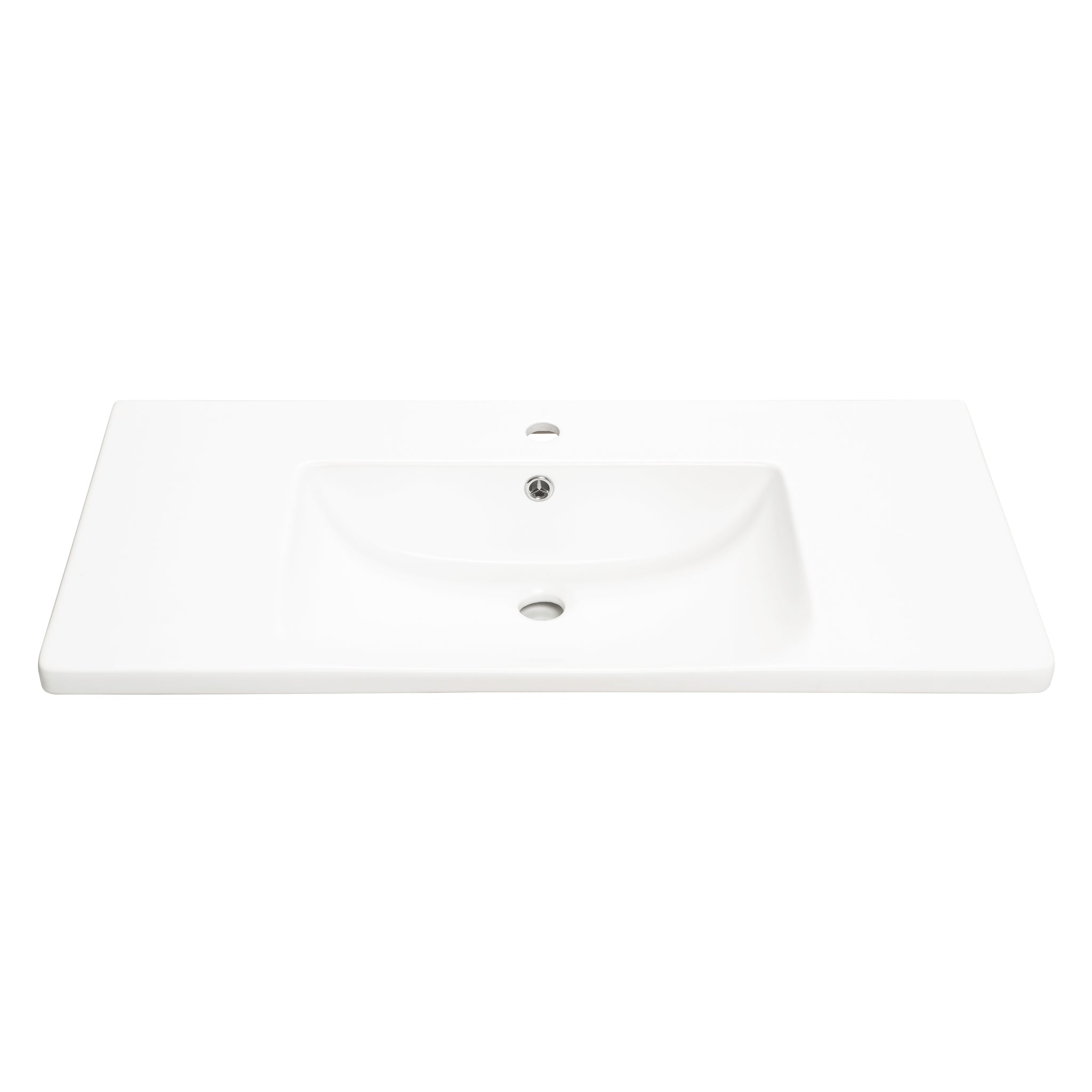 Kaku 900mm Vanity Top with 1 Tap Hole, Gloss White