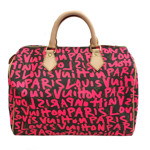 Louis Vuitton x Stephen Sprouse Speedy Monogram Graffiti 30 Brown/Pink - US