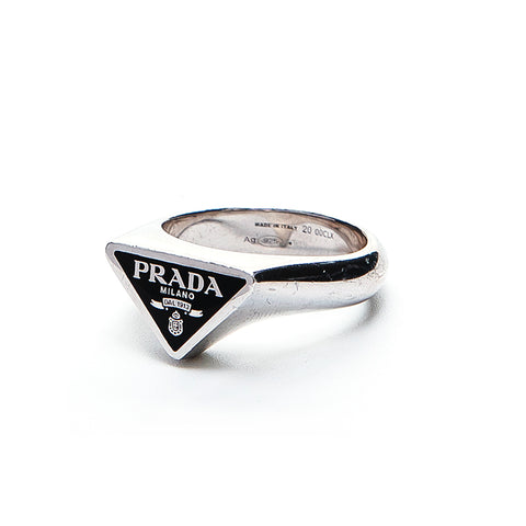 プラダ PRADA Ag925 シンボル リング・指輪 シルバー P12897 – NUIR