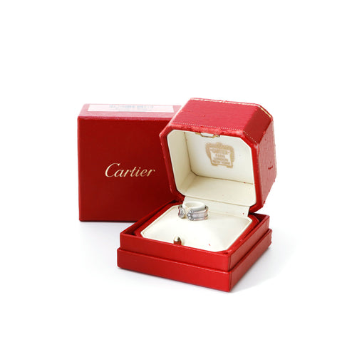 カルティエ CARTIER C2ダイヤリング WG 750 7.3g 48サイズ 10号 リング