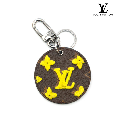 LV Monogram x Dog Keychain