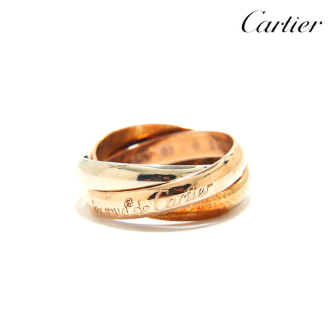 カルティエ CARTIER 18金 トリニティ スリーカラー 7.8g シンプル 定番 ...