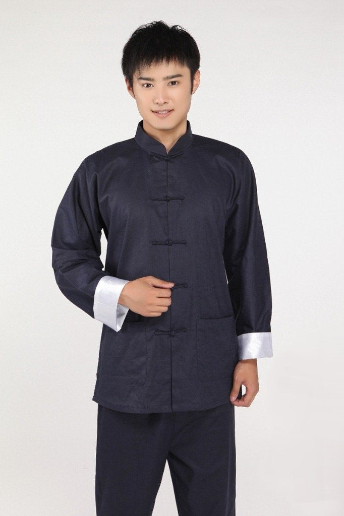 Linen Kung Fu Suit (Navy) – Hua Design