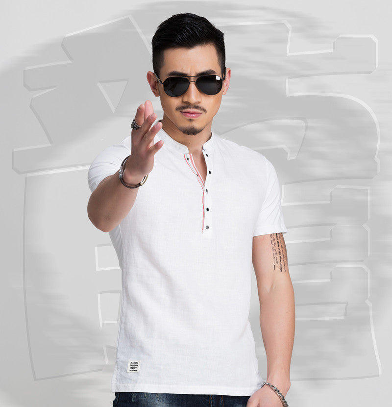 Men's White Fitted Shirt – Hua Design