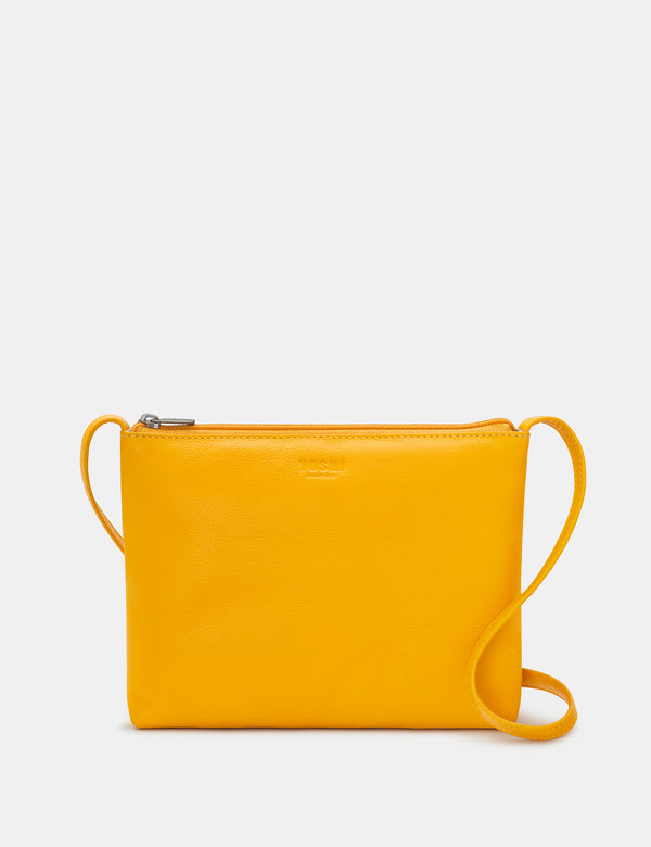 yellow leather handbags