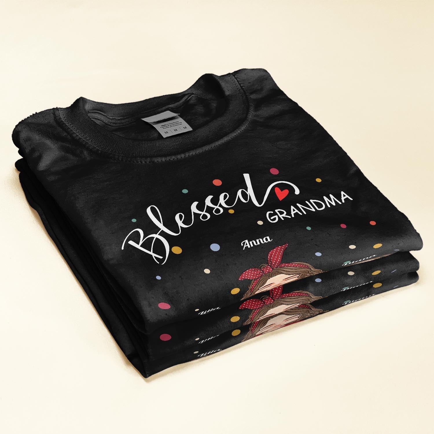 Blessed Grandma Blessed Mom Personalized Shirt 2 14