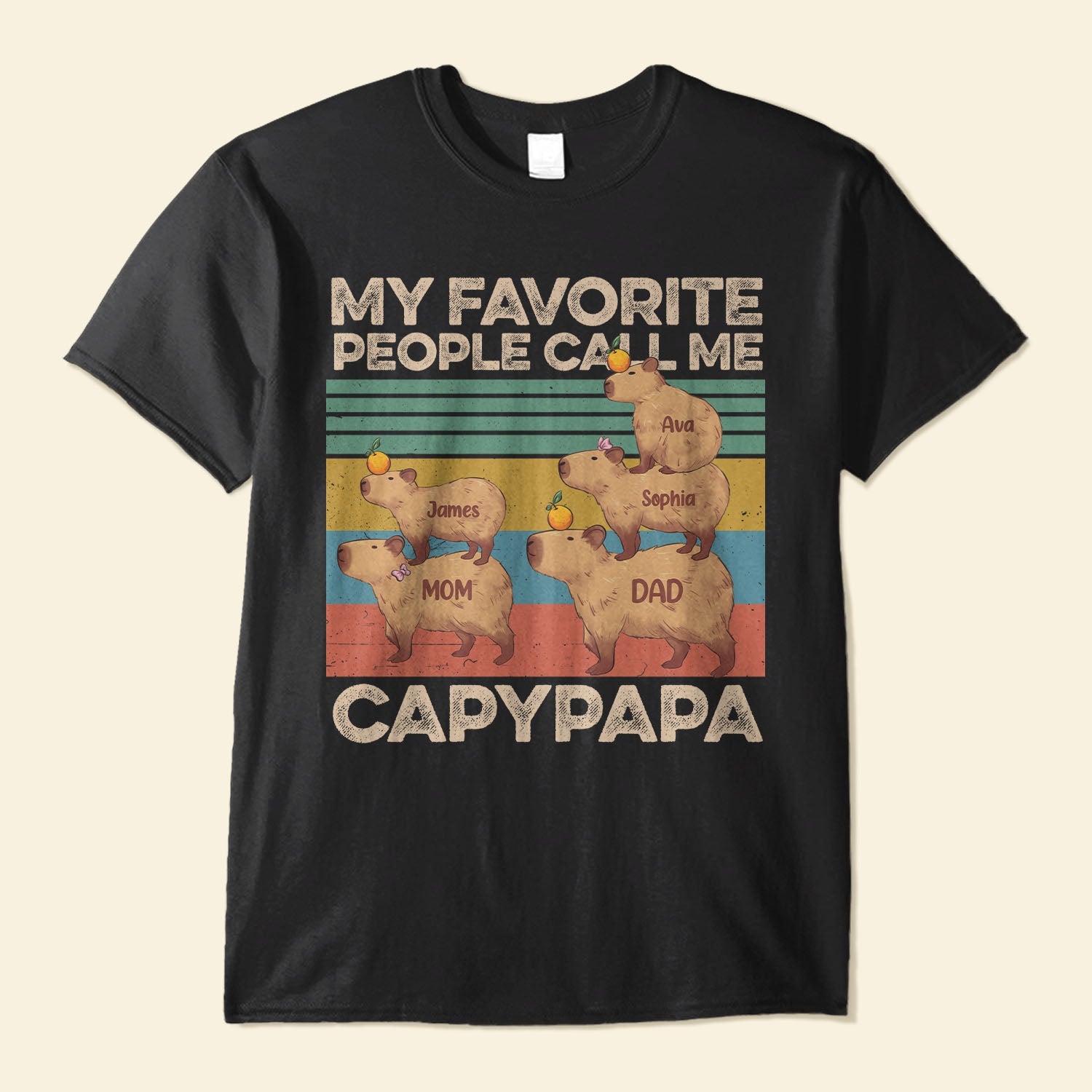 Call Me Capypapa Shirt, Funny Gifts for Dad