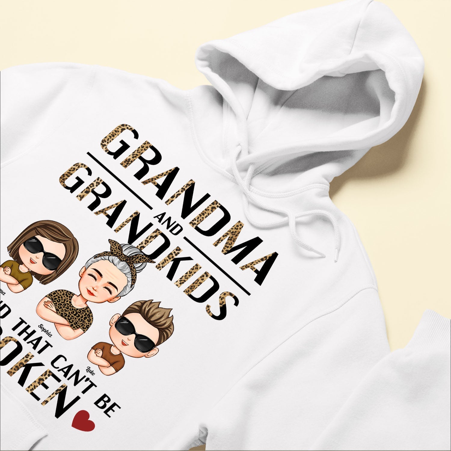 Grandma And Grandkids Unbreakable Bond Personalized Shirt 1 8