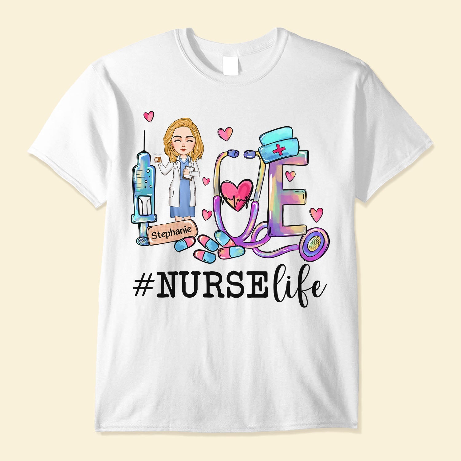 Nurse Life Shirt - Personalized Gift for Mom