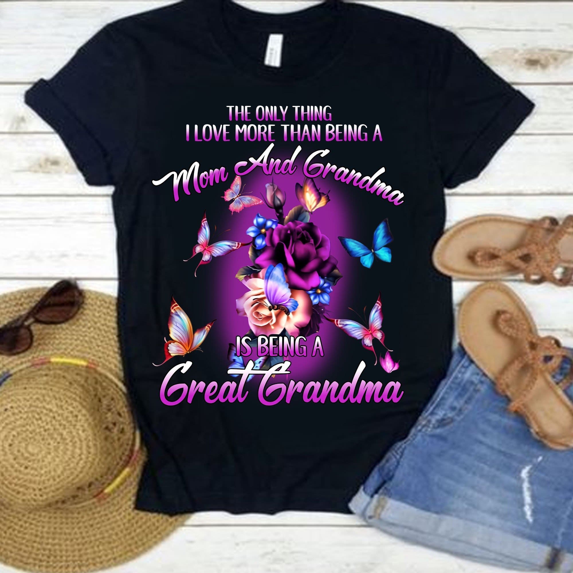 Mom And Grandma Is Being Great Grandma Shirt, Gift for Grandma