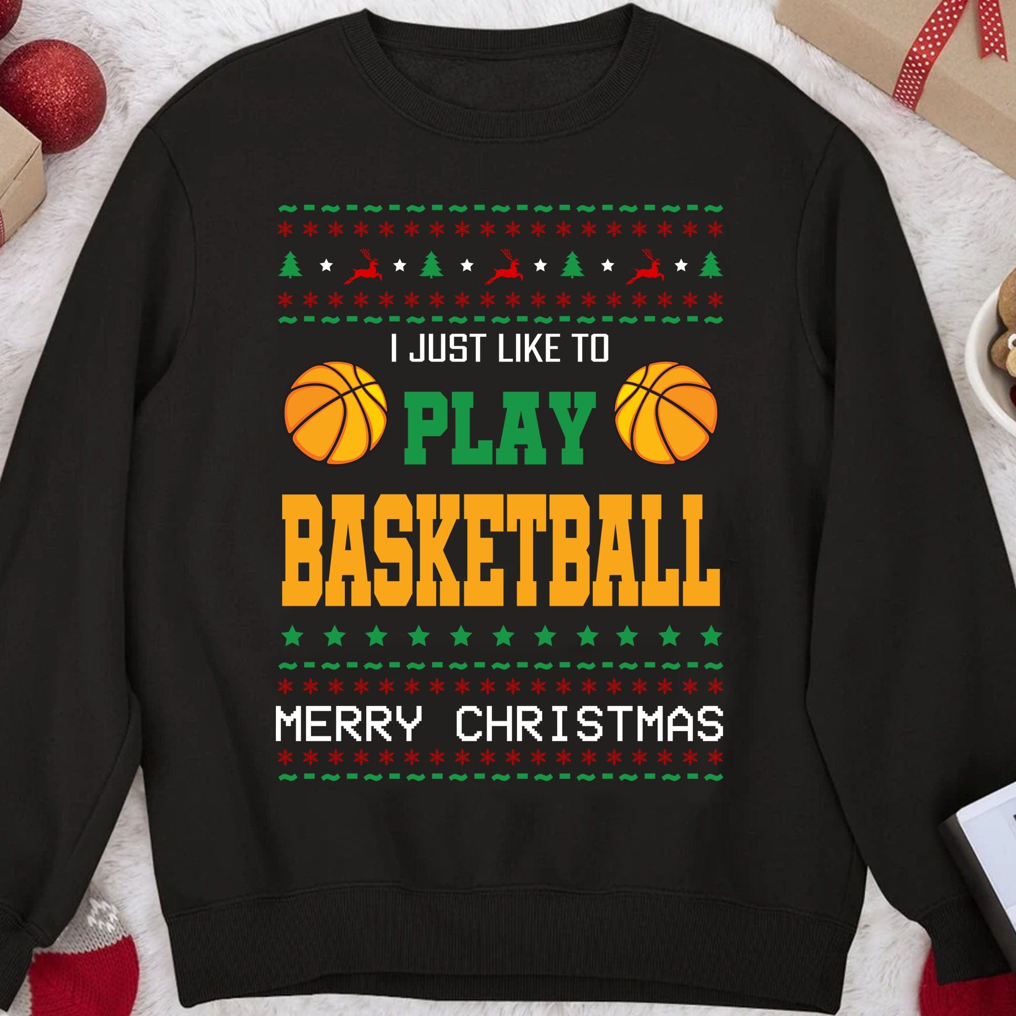 KK TFT Basketball Custom Ugly Christmas Sweater - MiuShop - Tagotee