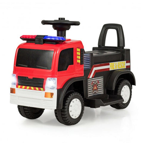 6v ride on fire engine