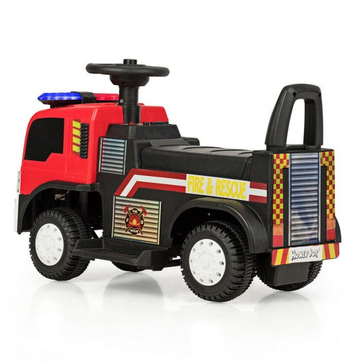 6v ride on fire engine