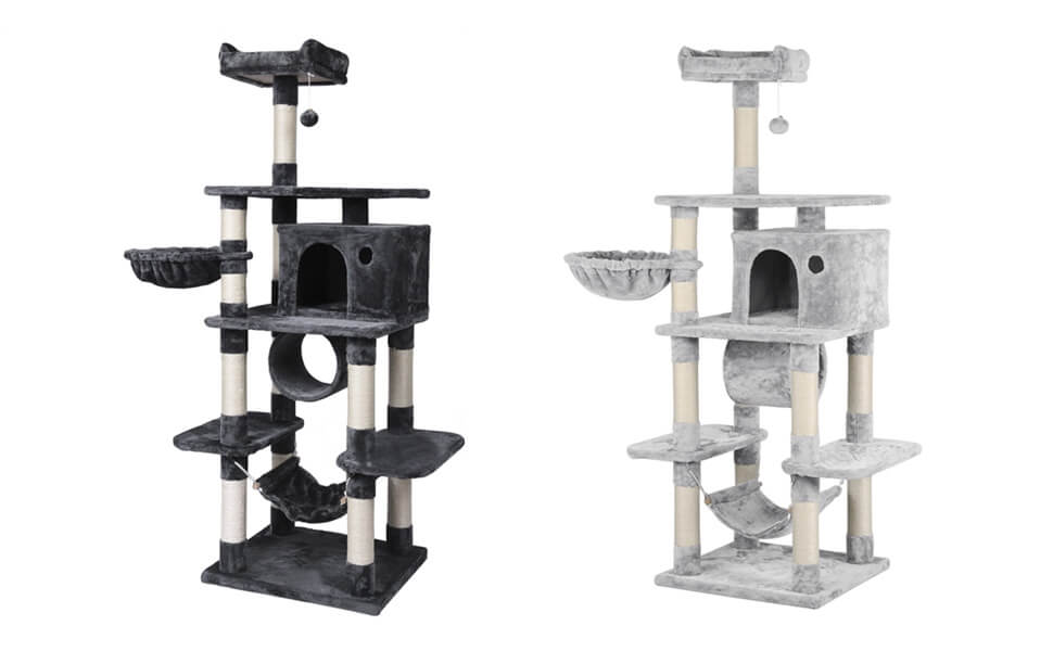 69.3-inch Multi Level Cat Tree Tower for Large Cats