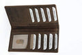 Ash 0169hb RFID Long slim Premium full grain Distressed Hunter leather wallet