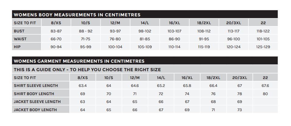 Pure Western Womens Size Chart