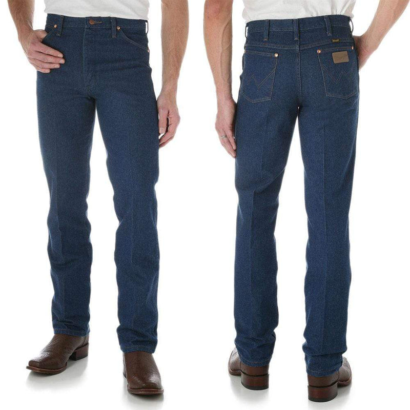 Wrangler Mens Slim Fit Cowboy Cut Jeans Pre Washed 0936PWD