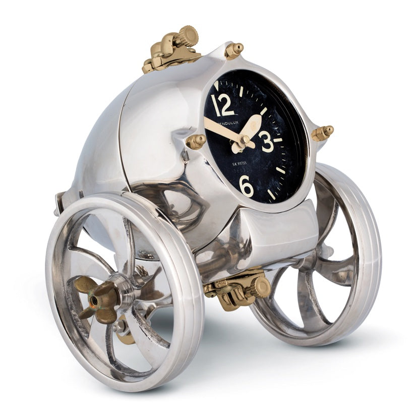 Mars Rover Clock - Retro Space Age - Pendulux - Steampunk Clock